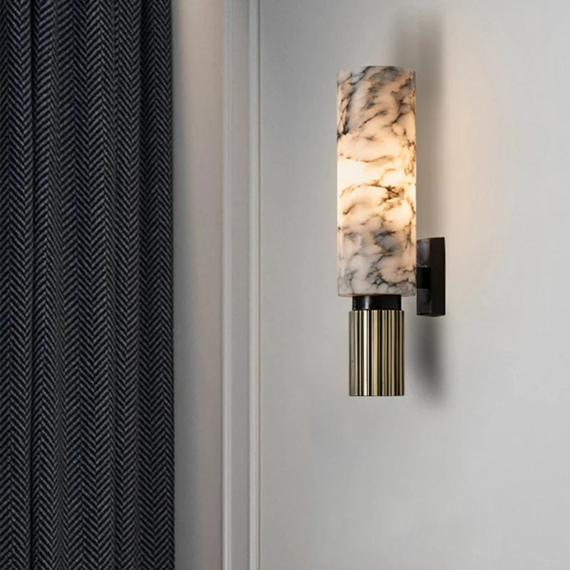Vellaro Marble Wall Lamp | Luxurious Stone Fixture Elite | Lersk