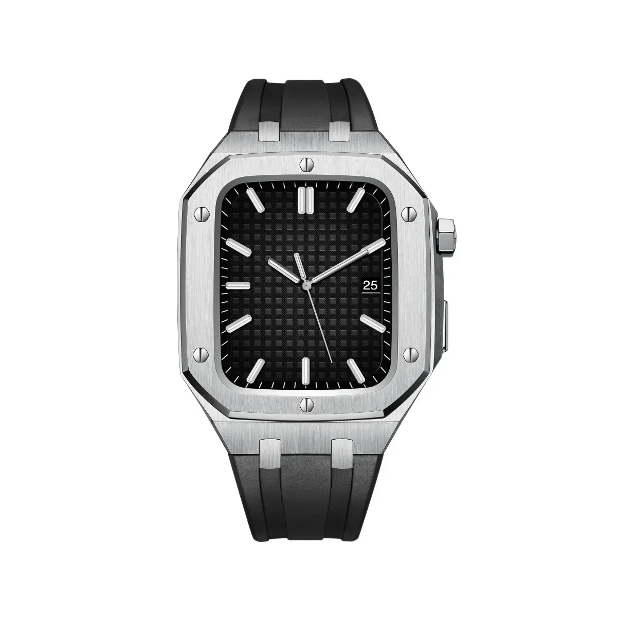 Kirello09 silikonearmbånd og 316L rustfrit stål retrofit-etui til Apple Watch | Lersk