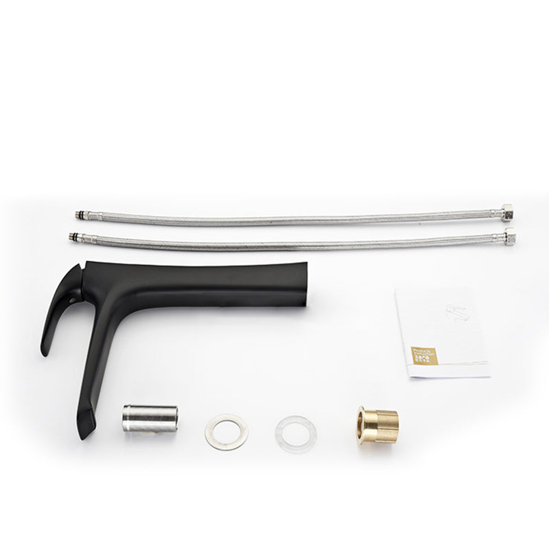 Brass Single-Lever Bathroom Faucet for One-Hole Sinks | Lersk