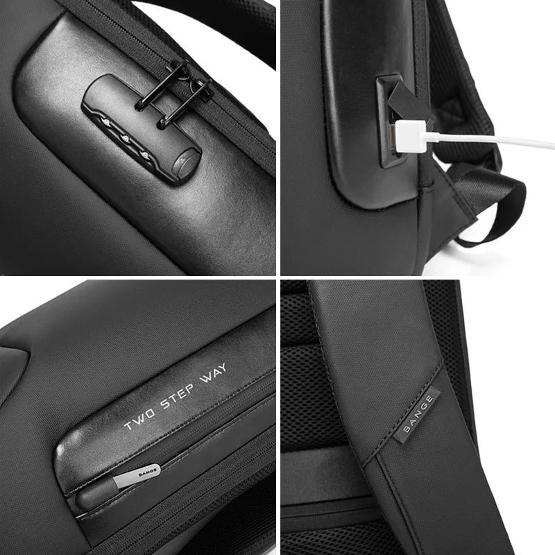 Mochila Antirroubo para Viajantes 15,6" Portátil Resistente à Água | Lersk