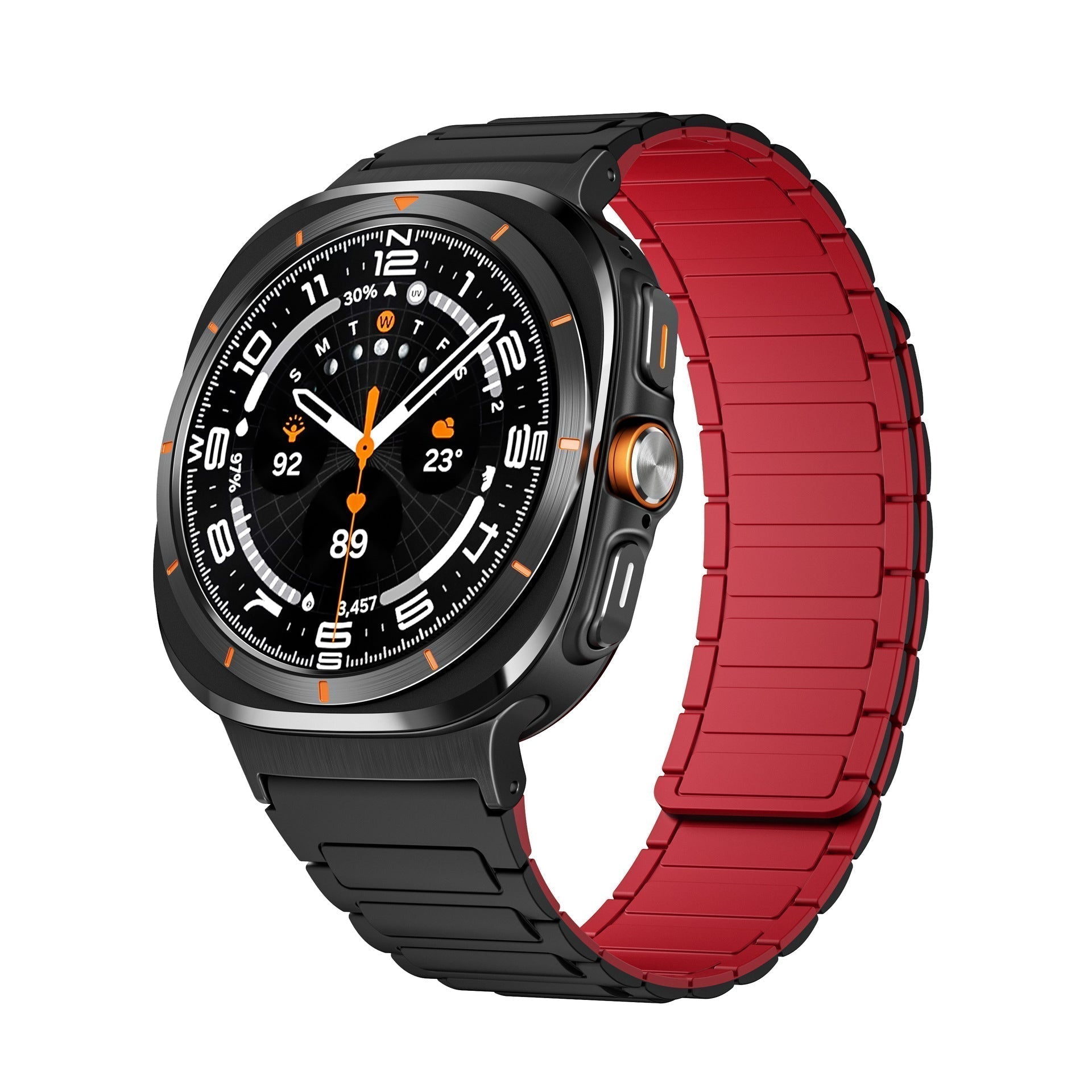 Pulseira Desportiva Magnética de Silicone Rivon para Samsung Watch 7 Ultra | Lersk