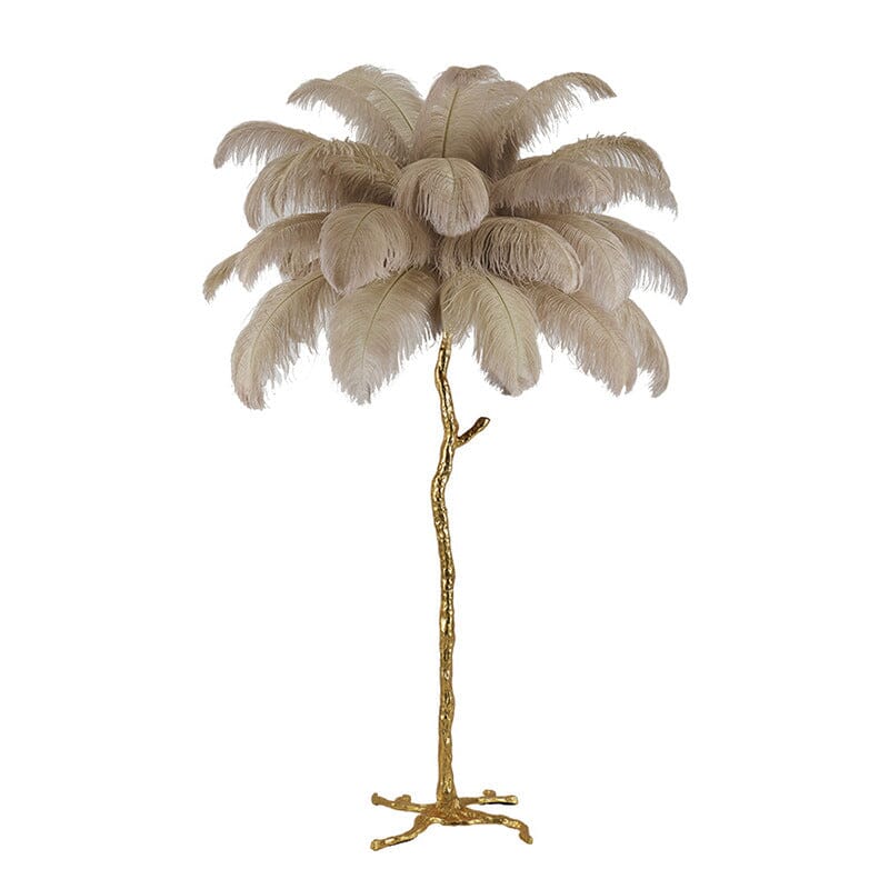 Lunara Feather Effect Floor Lamp | Lersk