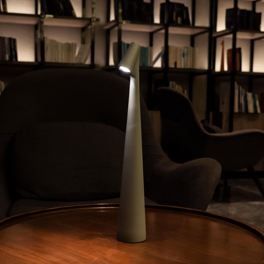Nordic Minimalist Cordless Table Lamp Rechargeable Soft Warm LED For Small Spaces | Lersk
