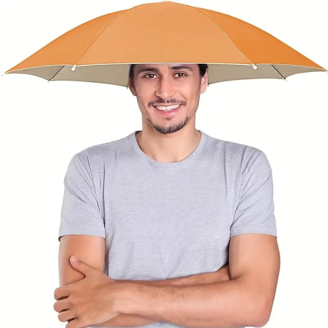 כובע מטרייה ShadeMate להגנה מפני קרינת UV לשמש וגשם ולשימוש יומיומי | Lersk