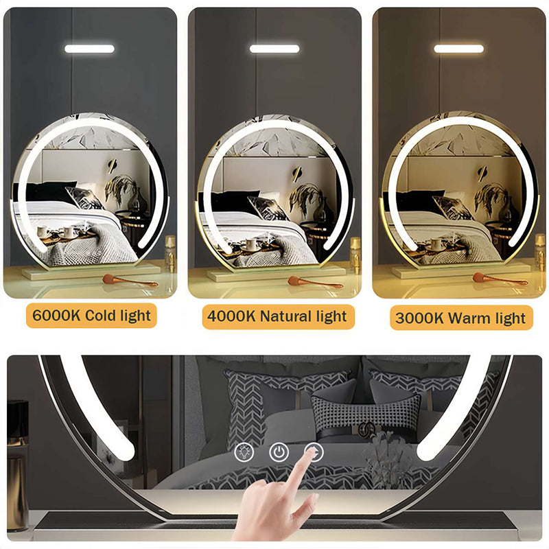 Luminara Dimmable LED Touch Vanity Mirror For Precision Makeup And Skincare | Lersk