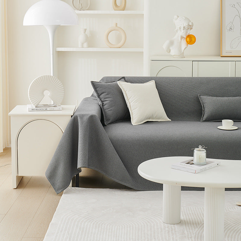 All-Season Waterproof Non-Slip Teddy Velvet Sofa Blanket | Lersk