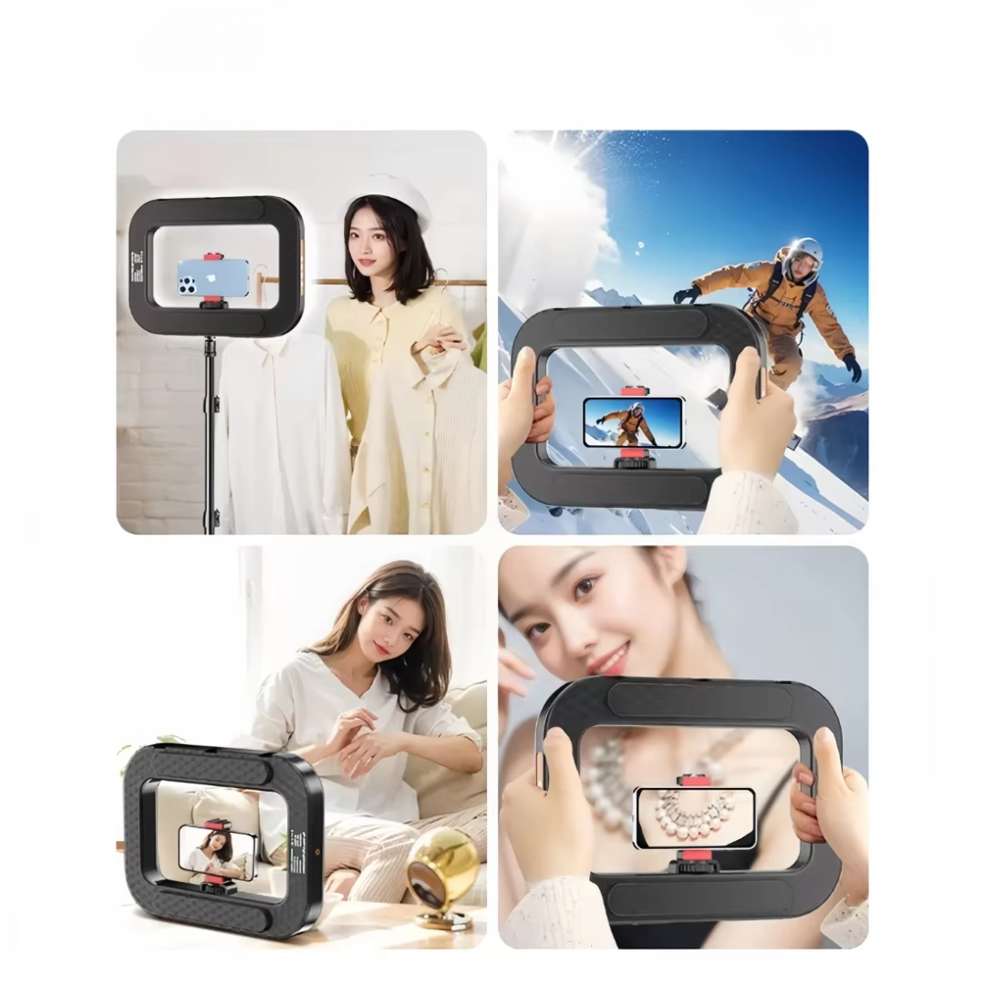 Luce ad Anello LED Portatile per Fotografia Mobile e Streaming | Lersk