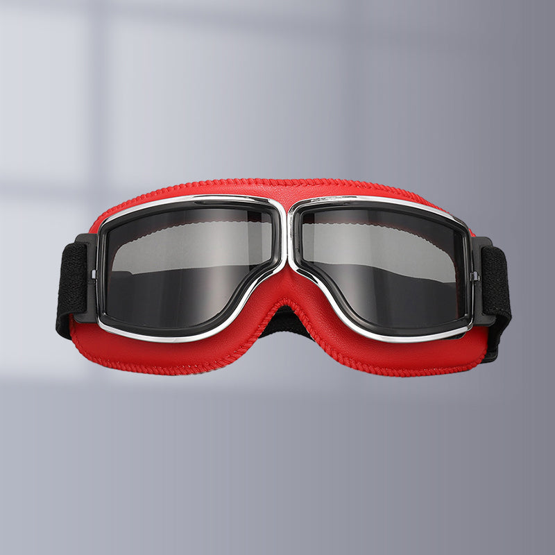 RoadRider Vintage Motorcycle Goggles With Interchangeable Lenses And Comfort Padding | Lersk