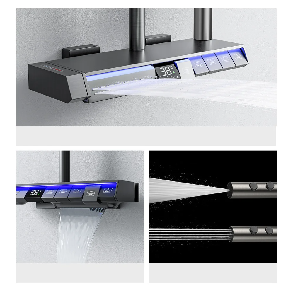 Averon Luxury Bath And Shower System With Smart Digital Display | Lersk