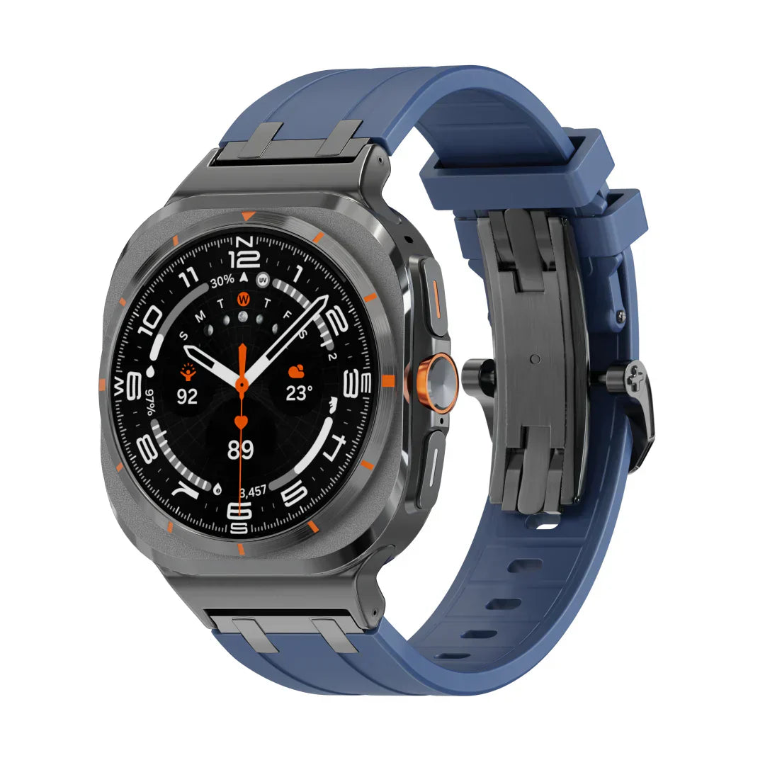 Nivora Silicone Watch Band With Butterfly Clasp For Samsung Galaxy Watch Ultra | Lersk