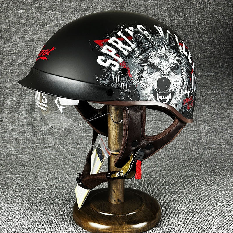 NovaRidge Urban Half Helmet With One Hand Quick Release For Secure Fit | Lersk
