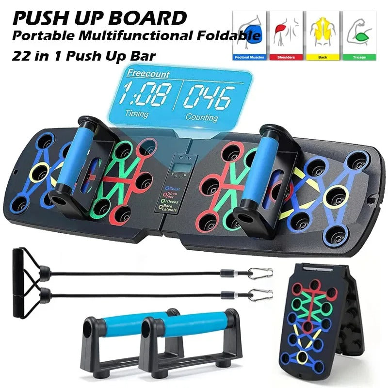 Push-up deska 30 v 1 digitální cvičení celého těla pro domácí fitness nadšence | Lersk