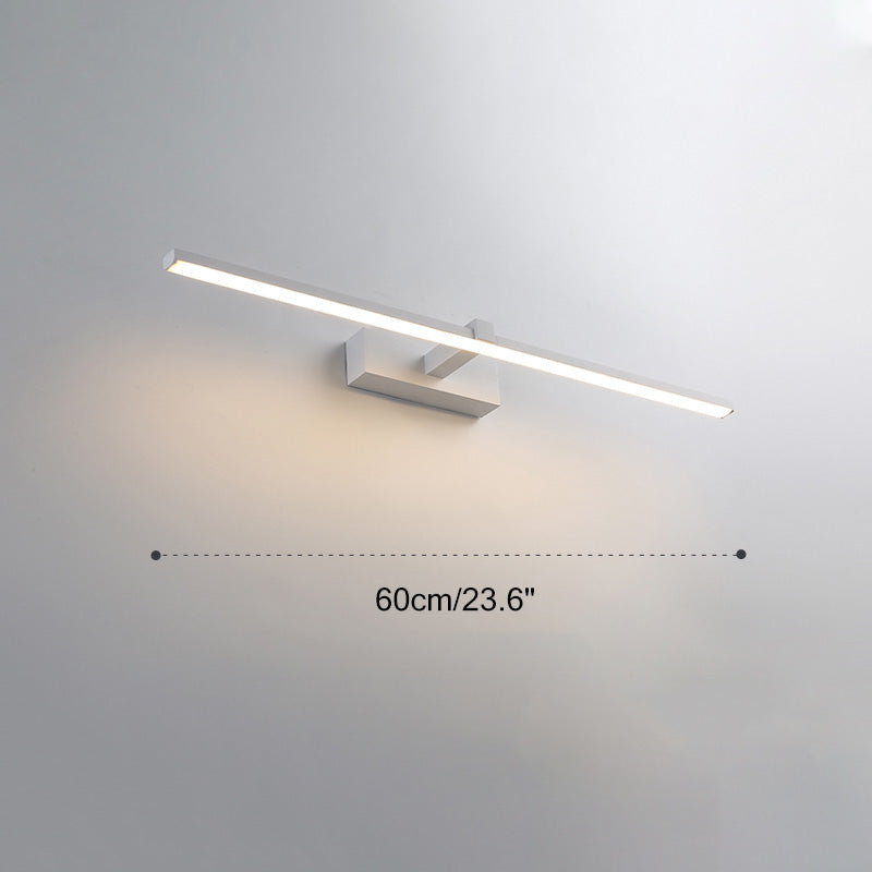 Aplique de pared lineal para baño con espejo | Lersk