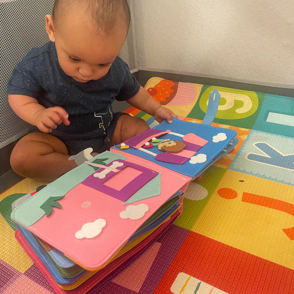 LumaPlay Waschbares Montessori 3D-Geschichten-Beschäftigungsbrett | Lersk