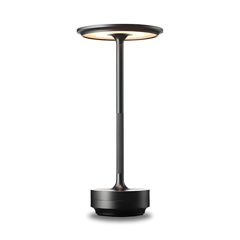 Rechargeable Cordless LED Table Lamp With Touch Dimmer And Modern Metal Design | Lersk