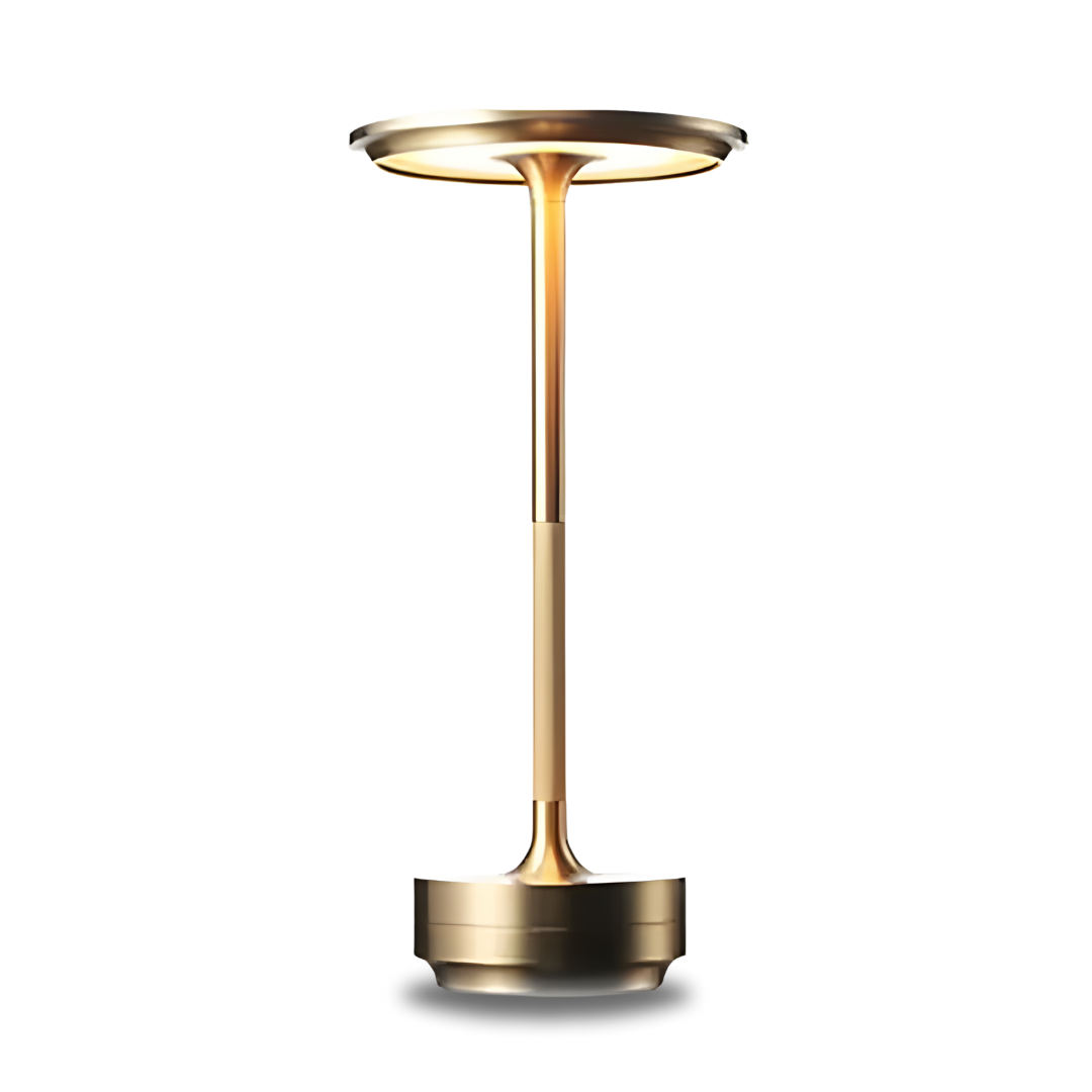Rechargeable Cordless LED Table Lamp With Touch Dimmer And Modern Metal Design | Lersk