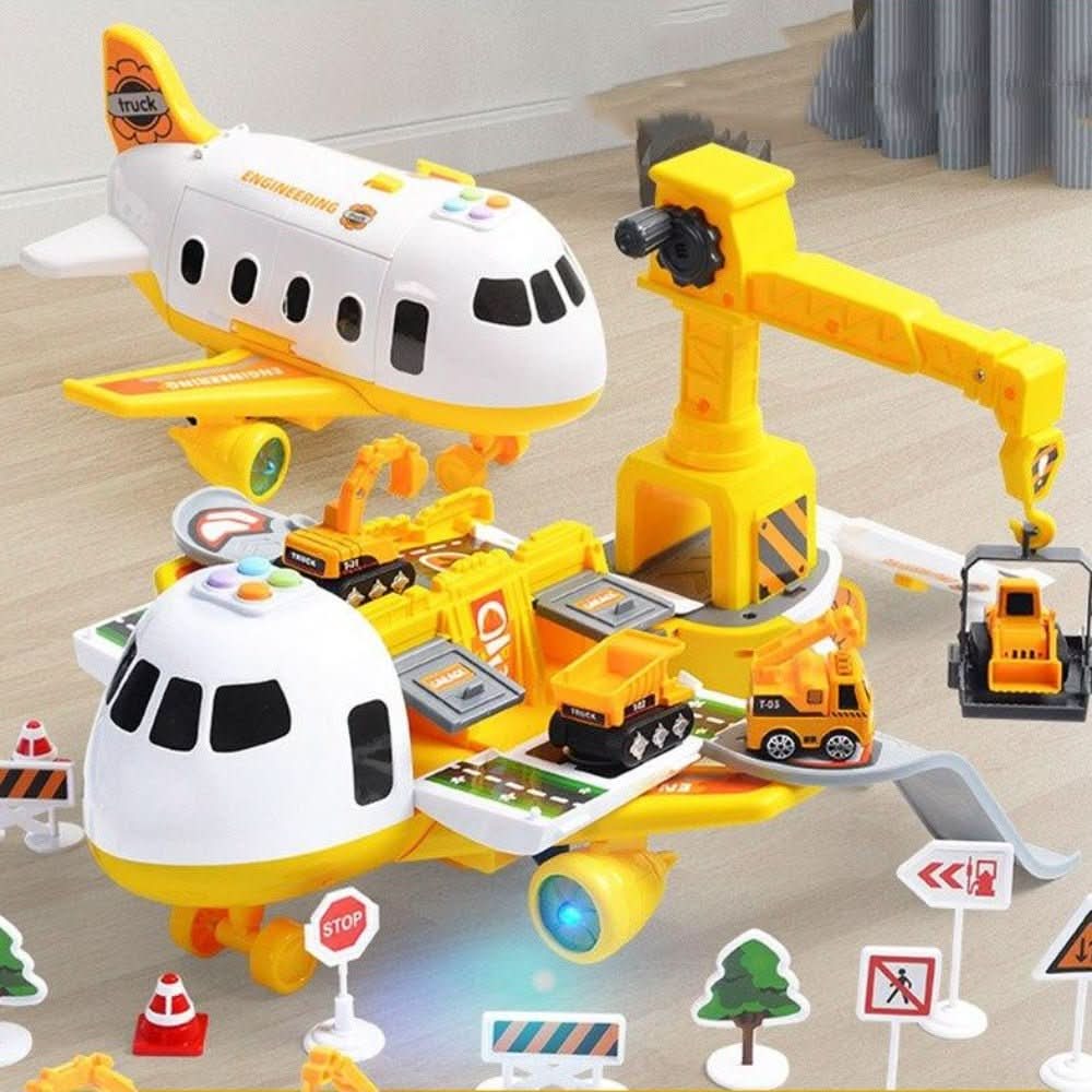SkyRider Adventure Airplane Playset And Vehicle Set For Creative Kids Collection | Lersk