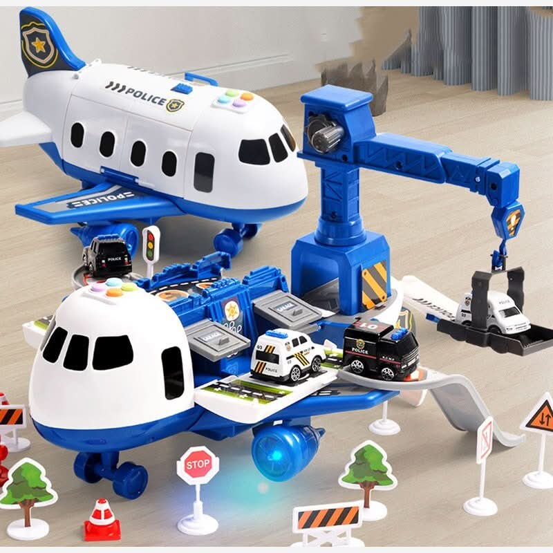 SkyRider Adventure Airplane Playset And Vehicle Set For Creative Kids Collection | Lersk