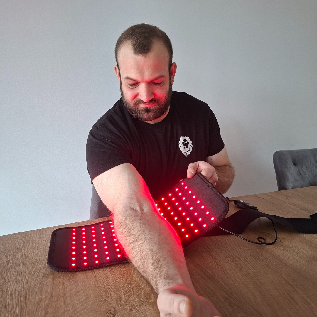 Patch de thérapie par lumière rouge et proche infrarouge à double longueur d'onde pour le confort du coude et des articulations | Lersk
