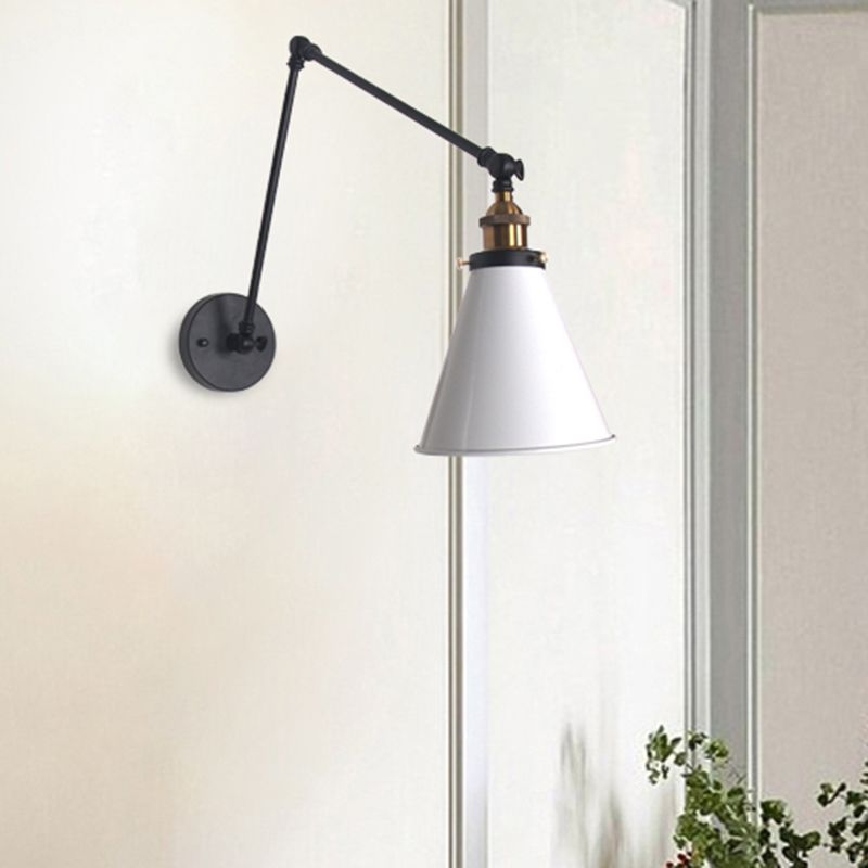 NovaLume Adjustable Industrial Wall Light Vintage Black | Lersk