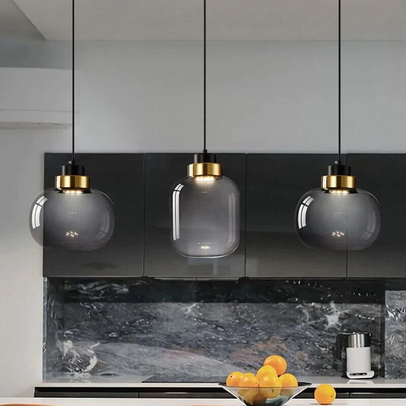 Szklane lampy wiszące Marlow
