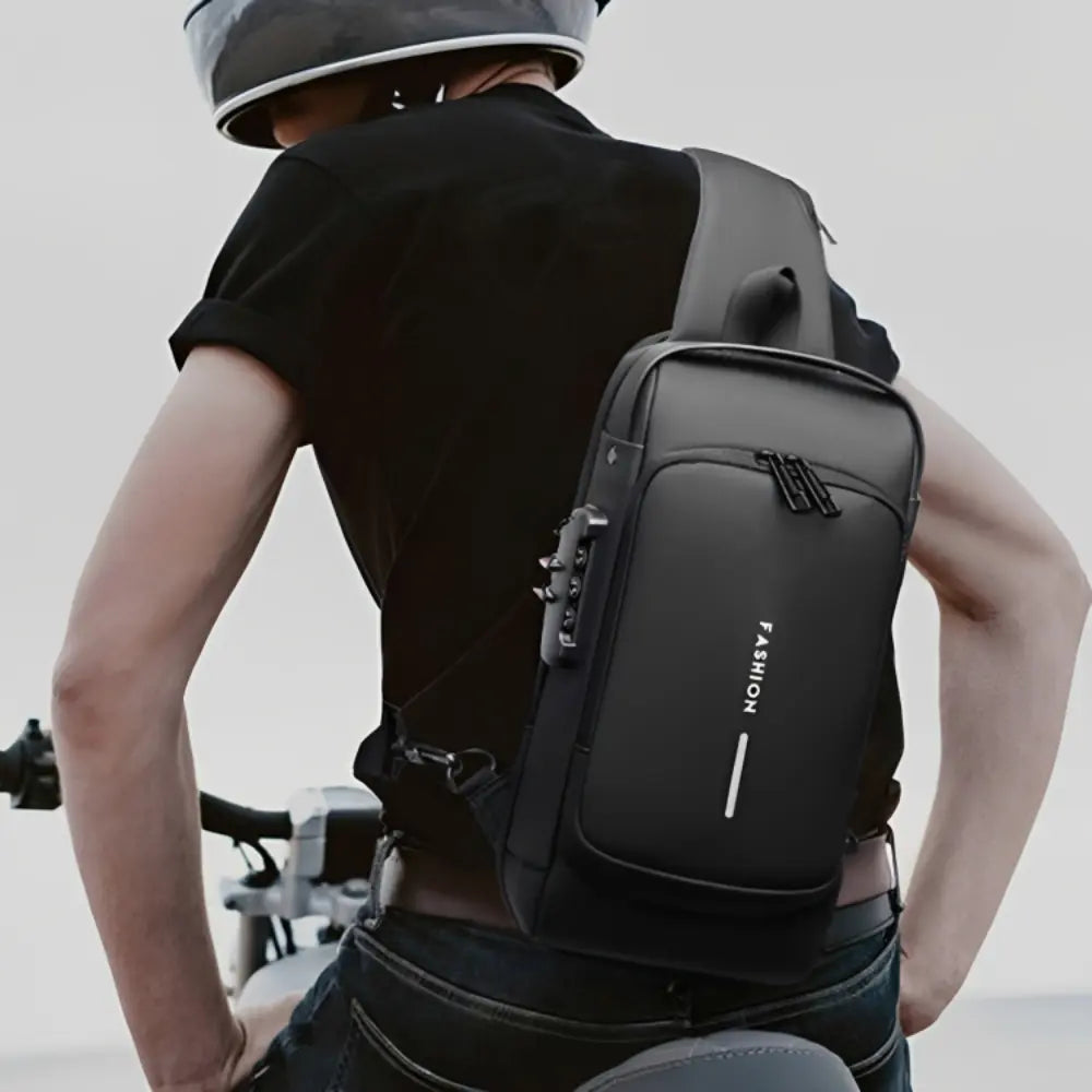 StratoGuard | Bolso cruzado impermeable antirrobo para hombre | Lersk