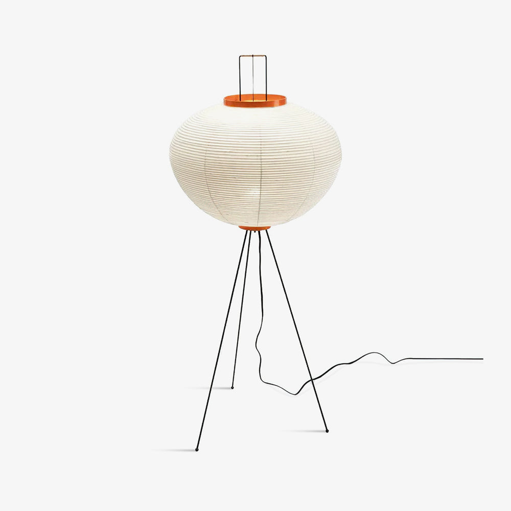 Kazumi Rice Paper Floor Lamp by Petprovac Soft Ambient Glow | Lersk