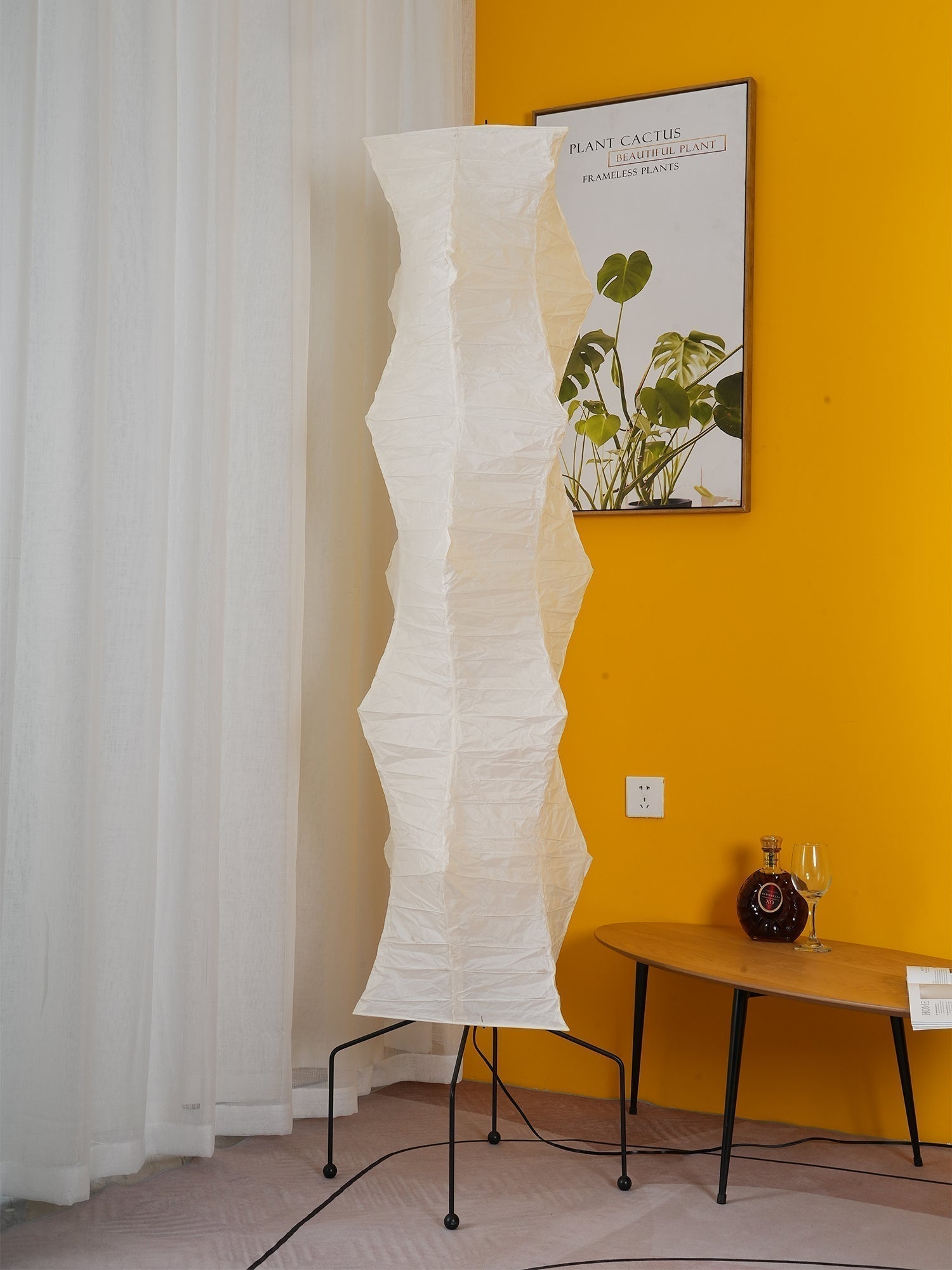 Kaze Rice Paper Floor Lamp - Japanese-Inspired Ambient Glow | Lersk
