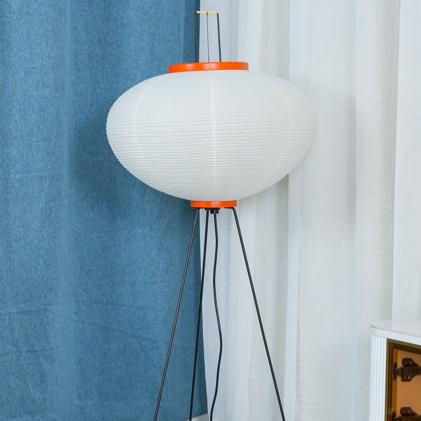 Kaze Rice Paper Floor Lamp - Japanese-Inspired Ambient Glow | Lersk