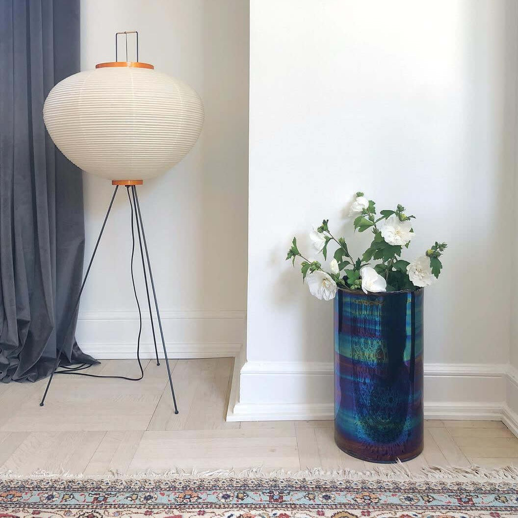 Kaze Rice Paper Floor Lamp - Japanese-Inspired Ambient Glow | Lersk