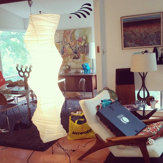 Hikaru Rispapir Gulvlampe Blødt Stemningslys Minimalistisk | Lersk