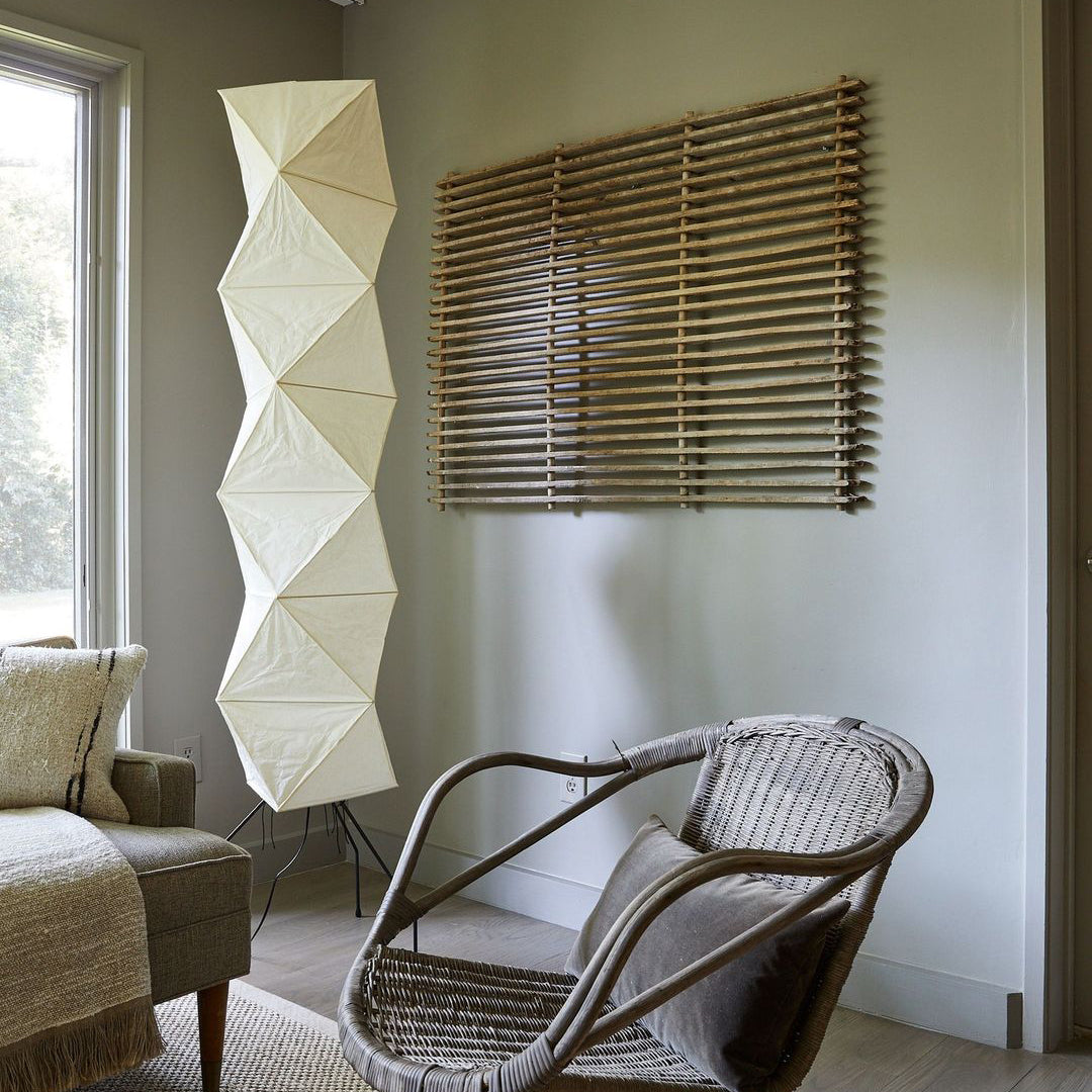 Kaze Rice Paper Floor Lamp - Japanese-Inspired Ambient Glow | Lersk