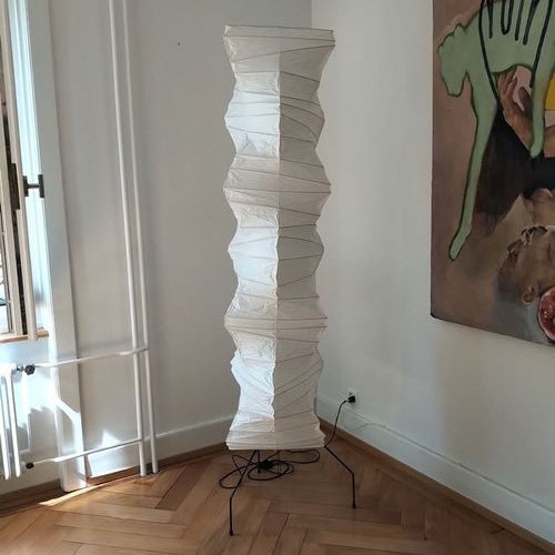 Kazumi Rice Paper Floor Lamp by Petprovac Soft Ambient Glow | Lersk