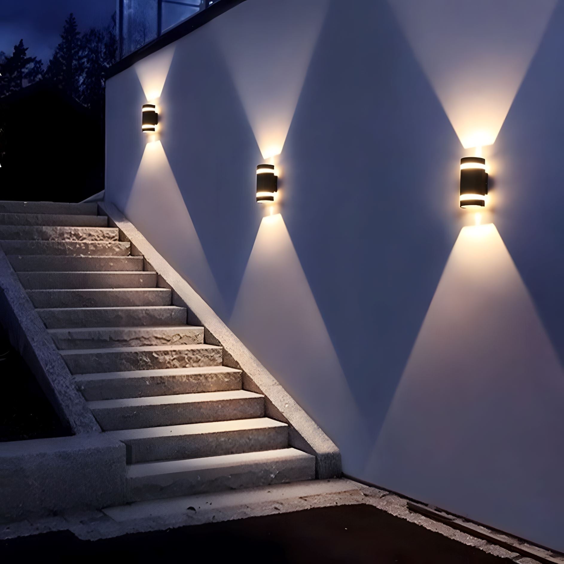 LuminaForge Modern Waterproof Outdoor Wall Sconce With LED Lighting | Lersk