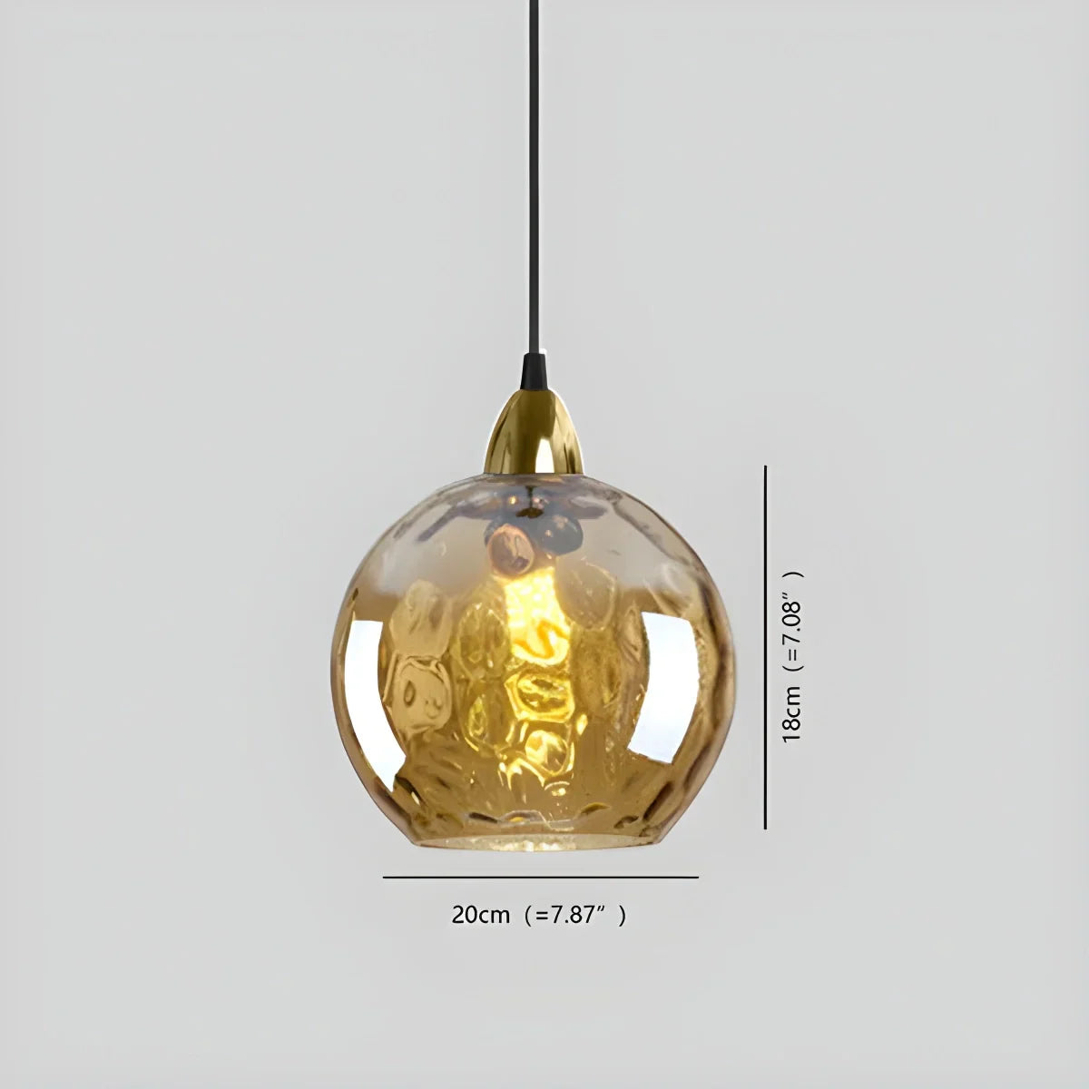 Colorful Glass Ball Pendant Light for Living Room | Lersk