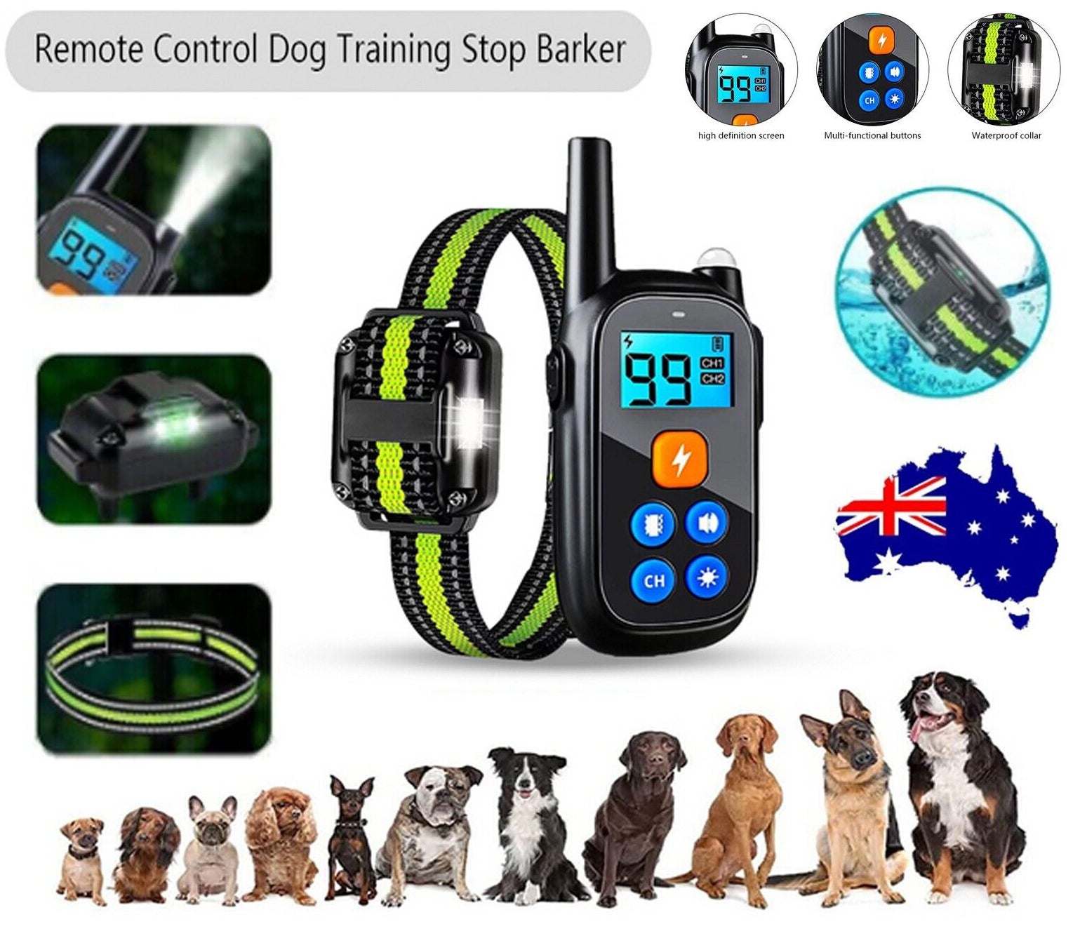 AeroPaw Pro Fernbedienung Bellkontrolle E-Halsband Elite für Hunde | Lersk