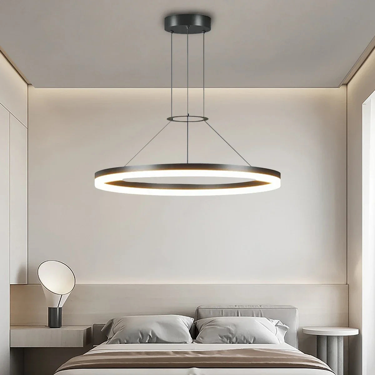 Circular Led Pendant Light for Living Room Kitchen | Lersk
