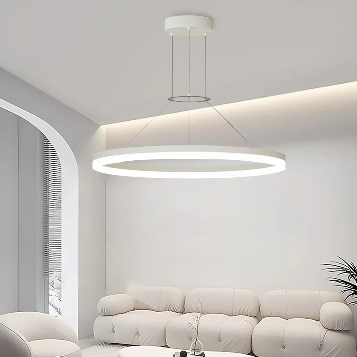 Circular Led Pendant Light for Living Room Kitchen | Lersk