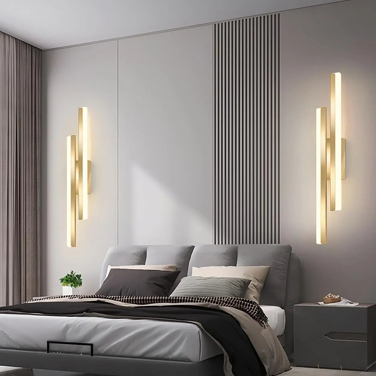 Lámpara de Pared Minimalista en Forma de H Antier Alana | Lersk