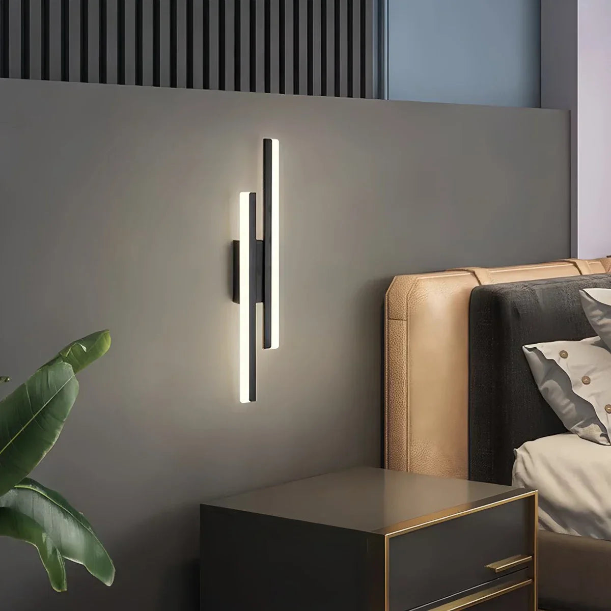 Lámpara de Pared Minimalista en Forma de H Antier Alana | Lersk