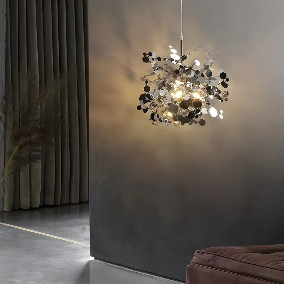 Argent/Gold Cloud Multi Pendant Chandelier | Lersk