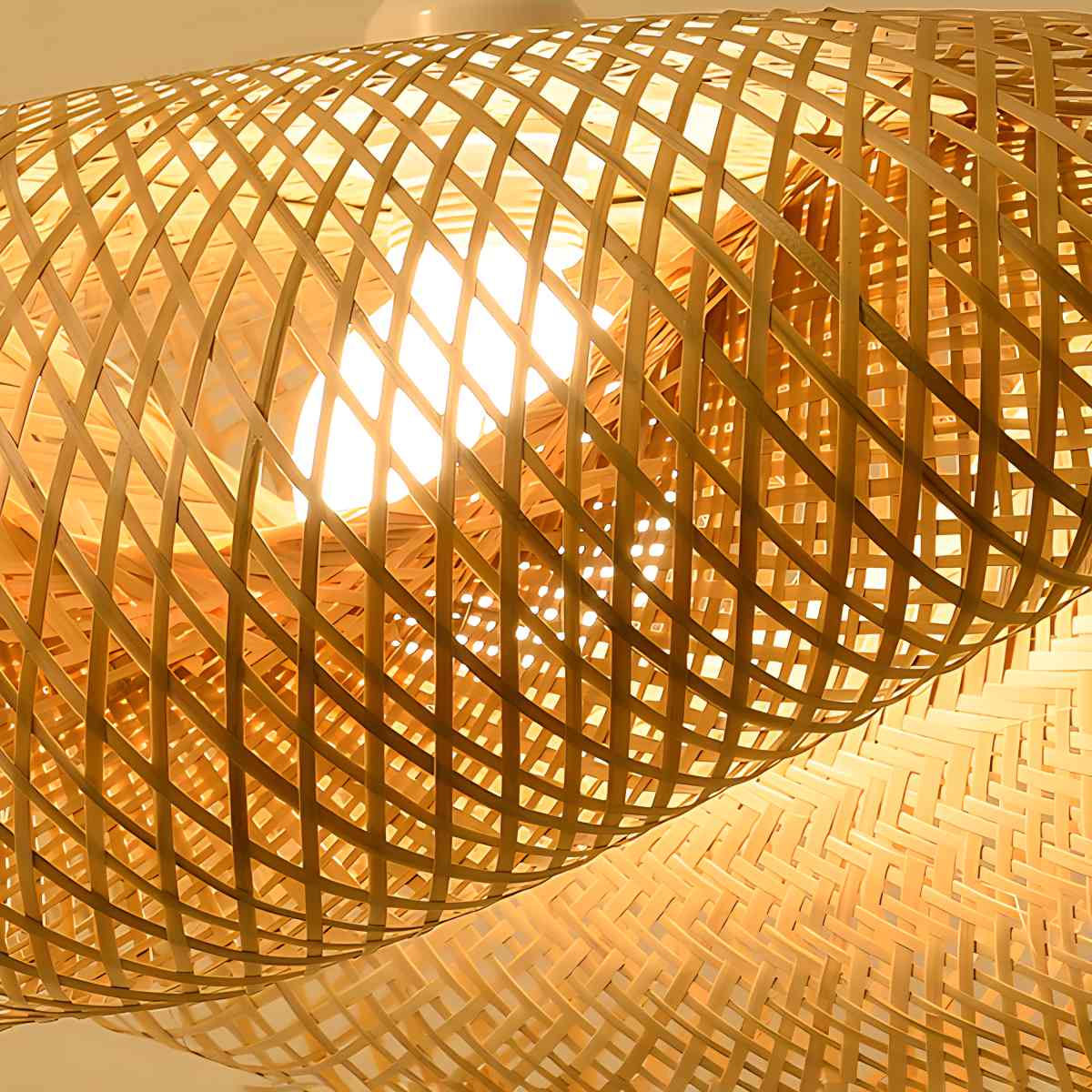 Bamboo Weaving Pendant Light for Dining Room | Lersk