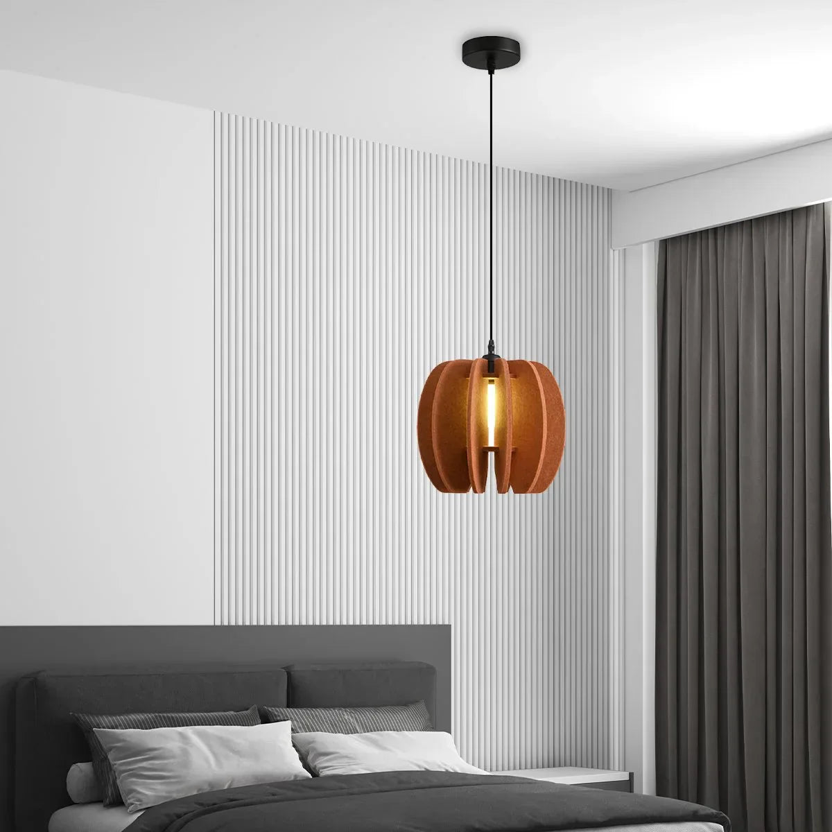 Circular Arc Piece Acoustic Pendant Light | Lersk