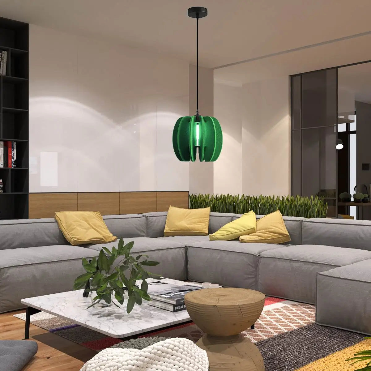 Circular Arc Piece Acoustic Pendant Light | Lersk
