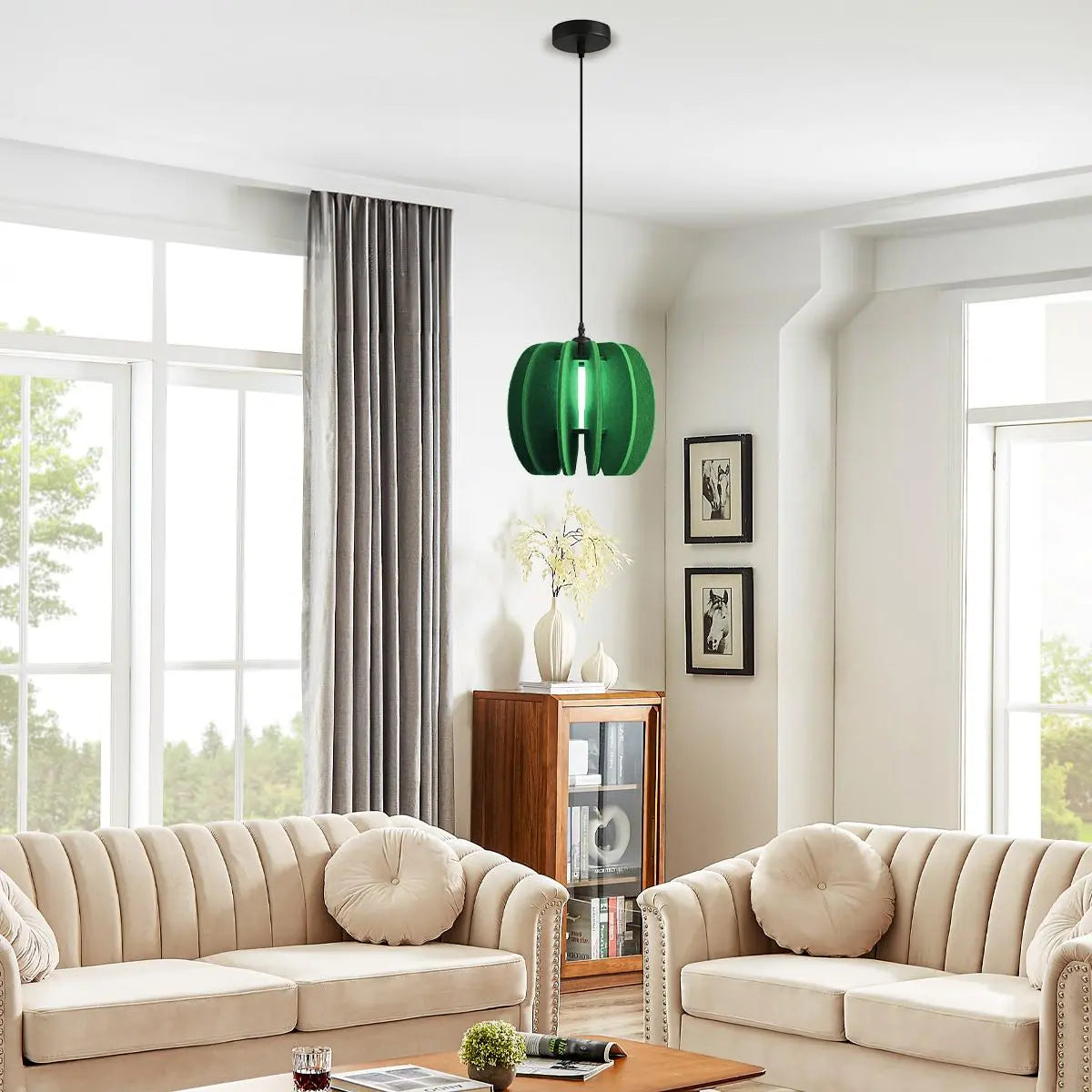 Circular Arc Piece Acoustic Pendant Light | Lersk