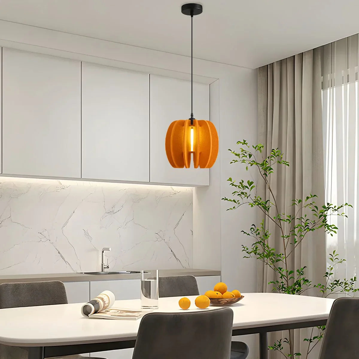 Circular Arc Piece Acoustic Pendant Light | Lersk