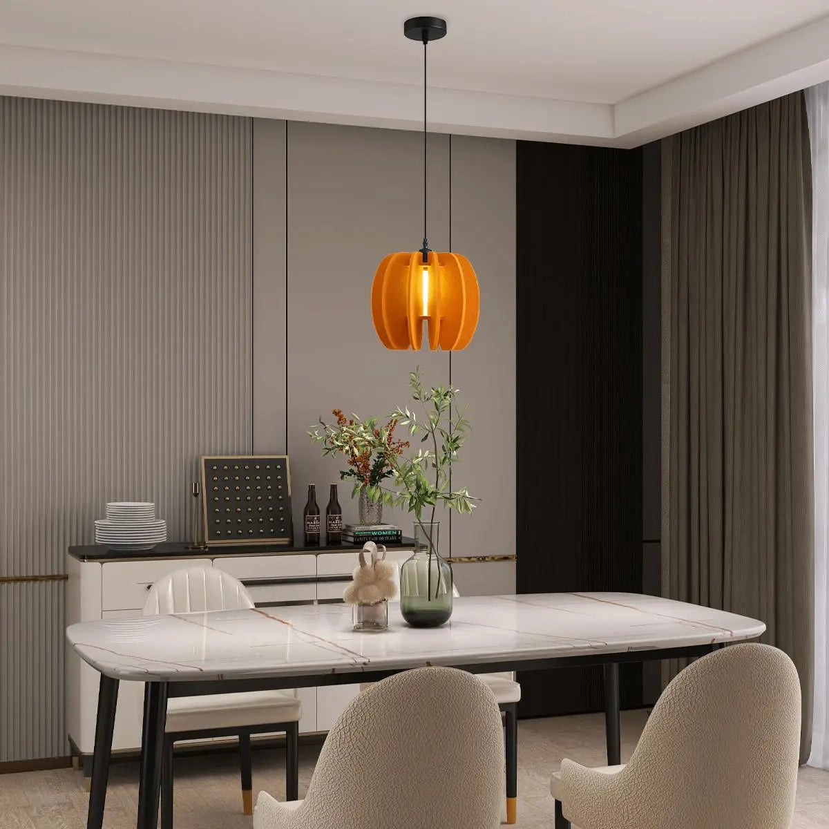 Circular Arc Piece Acoustic Pendant Light | Lersk