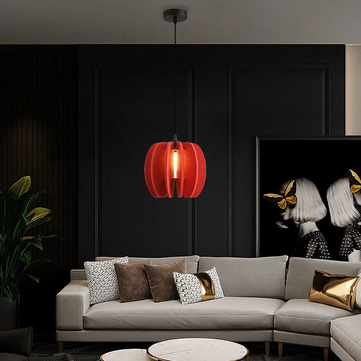 Circular Arc Piece Acoustic Pendant Light | Lersk