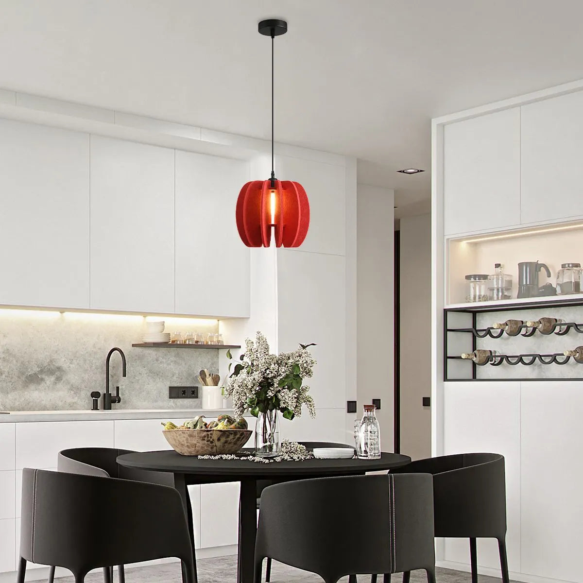 Circular Arc Piece Acoustic Pendant Light | Lersk