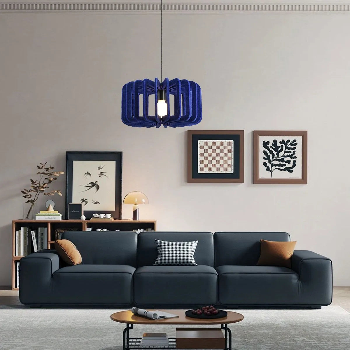 Column Shaped Birdcage Acoustic Pendant Light | Lersk